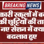 सरकारी स्कूलों में बदली गर्मी की छुट्टियों की तारीख, जानें- नए सेशन में क्या-क्या बदलाव हुए