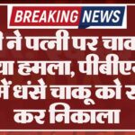 पति ने पत्नी पर चाकू से किया हमला, पीबीएम में पीठ में धंसे चाकू को सर्जरी कर निकाला