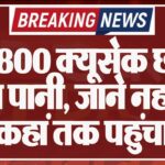 10,800 क्यूसेक छोड़ा गया पानी, जाने नहर में कहां तक पहुंचा
