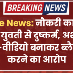 Crime News: नौकरी का झांसा देकर युवती से दुष्कर्म, अश्लील फोटो-वीडियो बनाकर ब्लैकमेल करने का आरोप
