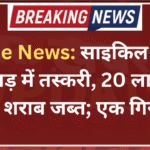 Crime News: साइकिल पार्ट्स की आड़ में तस्करी, 20 लाख की अवैध शराब जब्त; एक गिरफ्तार
