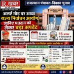 राजस्थान पंचायत-निकाय चुनाव: फर्जी मतदान पर सख्ती, राज्य निर्वाचन आयोग अलर्ट; वोट डालने के लिए पहचान पत्र अनिवार्य
